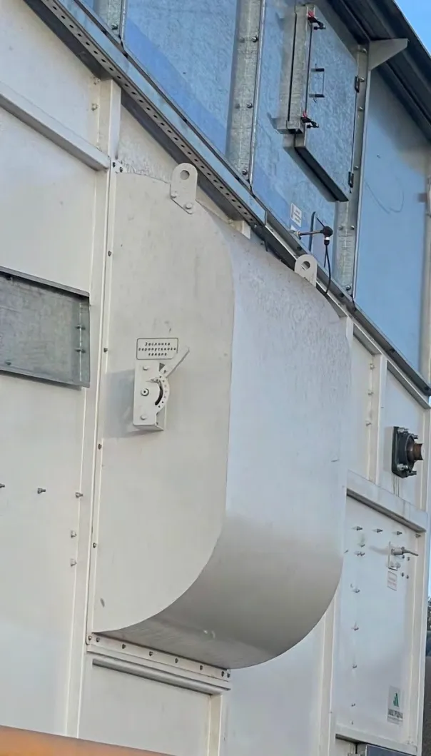 Перекрытие подачи горячего воздуха на нижнее ложе